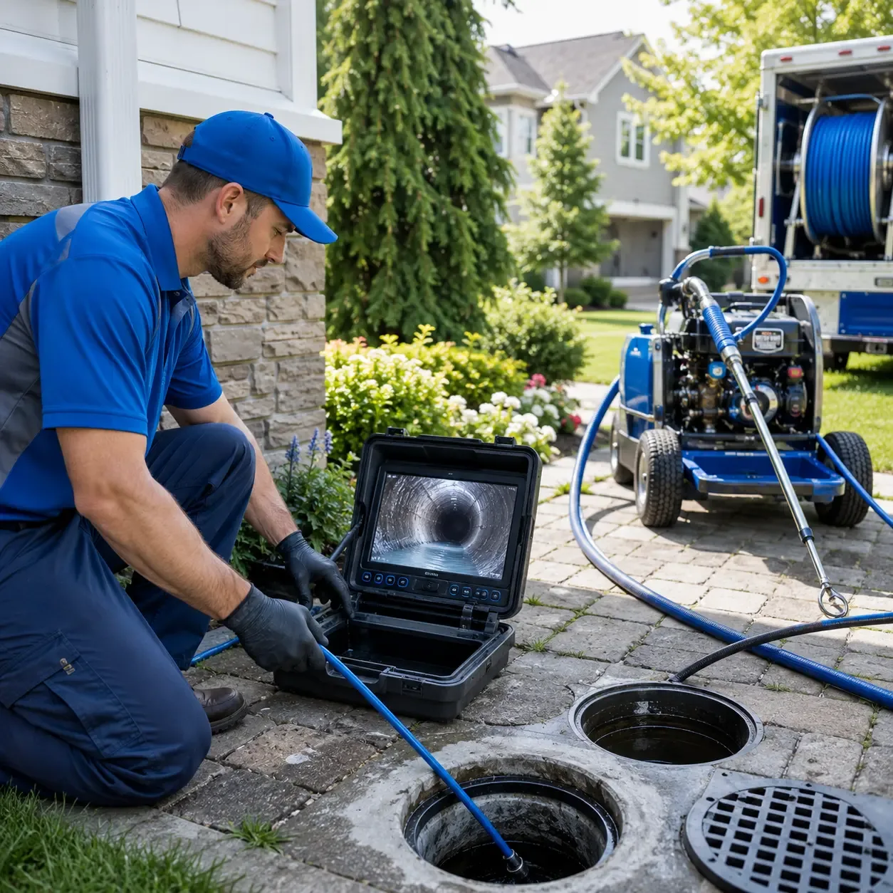 Outdoor drain cleaning professionals serving Elk Mound, WI