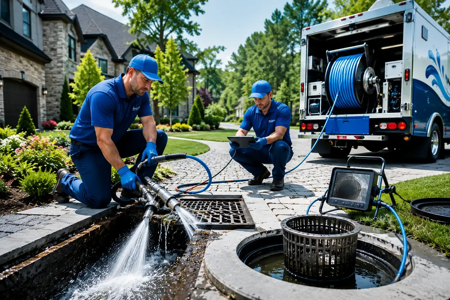 Local outdoor drain cleaning professionals in Elk Mound, WI